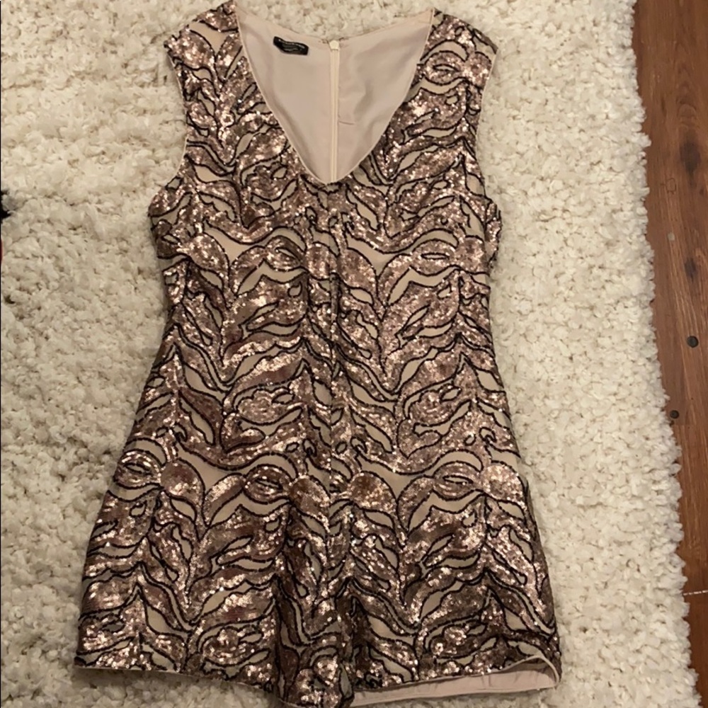 Glittery short romper